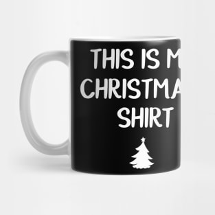 This Is My Christmas Pajama Shirt Funny Christmas Gift Mug